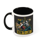 Born to Loot PlayerUnknown Battlegrounds Ceramic Coffee Mug Tea Mug,Gift for Women, Girls, Wife, Mom, Grandma,11 oz