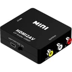Convertisseur HDMI vers AV, 1080P HDMI vers RCA AV-CVSB L-R Vidéo HDMI2AV Prise en Charge NTSC PAL Sortie HDMI vers AV Adaptat[42]