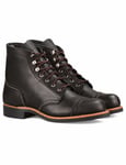 Red Wing Women&apos;s 3366 Heritage Iron Ranger Boot - Black Boundary Leather Colour: Black Boundary, Size: UK 6.5 (W)