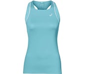 Asics Ladies Gel Cool Tank Top Light Blue White XS Outerwear