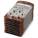 Hörapparatsbatterier 312 brun Rayovac Extra Advanced 6-pack 10st