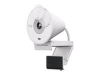 Logitech - Brio 300 Full HD webcam, Off-white