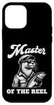 iPhone 12 mini Cool Fisherman Otter Loves Fishing Fish, Master of the Reel Case