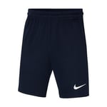 Nike Kid's Dri-FIT Park Football Shorts, Obsidian/White, M