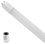 230V LED Lysrør 1200mm T8 18watt, 830, varmhvit