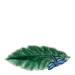 Bordallo Pinheiro - Countryside Leaves skål 16x6,5 cm øyenstikker grønn