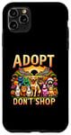 Coque pour iPhone 11 Pro Max Adopt Don't Shop Pet Adoption Animal Rescue