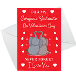Valentines Day Card For Soulmate I Love You Card Husband Wife Boyfriend Cards