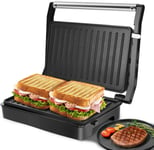 Aigostar Sandwich Toaster Panini Press, 1000W Deep Fill Toastie Maker,... 