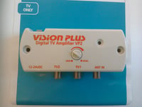 Vision Plus VP2 Digital Amplifier 4 Caravan Television TV Aerial Signal Booster
