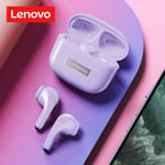 Violet-Lenovo-Écouteurs Bluetooth sans fil LP40 Pro, écouteurs étanches avec micro, contrôle tactile, casque