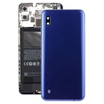 XYL-Q Battery Back Cover for Battery Back Cover with Camera Lens & Side Keys for Galaxy A10 SM-A105F/DS, SM-A105G/DS,Replacement Back Cover (Black) (Color : Blue)