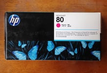 Genuine HP 80 Printhead & Cleaner - MAGENTA - DESIGNJET 1000 (INC VAT) BOXED