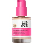 One.two.free! Smink Ansiktssminkning Hyaluronic Glow BB Fluid Natural 30 ml
