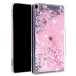 Amazon Fire HD 8 quicksand glitter case - Rose