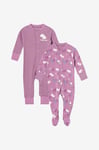 Ellos Collection - Pyjamasoverall Everly 2-pack - Lila