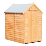 6 x 4 Overlap Pressure Treated Apex Wooden Shed