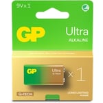 GP Batteries Ultra 9V-batteri