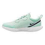 Nike Women's Nikecourt Zoom Pro Tennis Shoes, Mint Foam Obsidian White, 4.5 UK