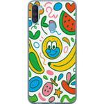 Samsung Galaxy A11 Genomskinligt Skal Butterfly Veil