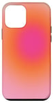 Coque pour iPhone 12 mini Rose et orange dégradé mignon aura esthétique