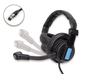 Altair WAM-100S Dual-ear headset /w Rotatable Microphone Mini XLR