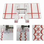Border Guide Parallel Stitch Measure W/ruler Sewing Machine Feet Presser Foot Uk