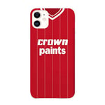 Liverpool Style Retro Shirt Kit for iPhone 11 - Hard Phone Case Cover