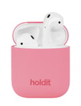 Silic Case Airpods 1&2 Mobilaccessoarer-covers Airpods Cases Pink Holdit