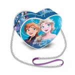 Disney La Reine des Neiges 2 (Frozen 2) Destiny-Sac à Bandoulière Mini Coeur, Bleu, 11,5 x 10 cm