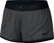 Nike Women's Flex Gym Reversible Shorts, Black / Charcoal Heather / White, XL