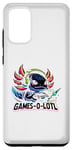 Coque pour Galaxy S20+ Games-O-Lotl Axolotl Manette de jeu vidéo