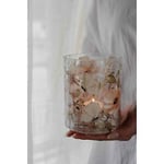 Majas Cottage blossom & butterflies lykta H12 cm