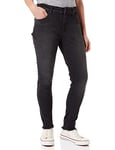 ONLY Carmakoma NOS Women's Carwilly Reg Ank Skinny Jeans Black Noos, 46W/32L
