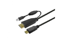 Vivolink PROUSBCHDMIUSBB7.5, 7,5 m, USB C, USB 3.2 Gen 1 (3.1 Gen 1), 5000 Mbit/s, Sort