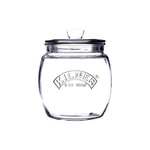 Kilner Glass Push Top 0.85 Litre Tea Coffee Sugar Airtight Storage Canister Jar