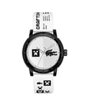 Lacoste Analogue Quartz Watch for Men with Black Silicone Bracelet - 2011180