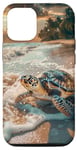 Coque pour iPhone 15 Pro Tortue de mer Design Tortues de plage PC