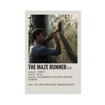THE MAZE RUNNER Movie Poster 90s Vintage Posters for Room Aesthetic Canvas Poster Bedroom Decor Sports Landscape Office Room Decor Gift 12×18inch(30×45cm) Unframe-style1