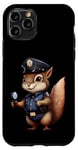 Coque pour iPhone 11 Pro Policière écureuil