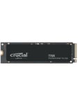 Crucial T705 SSD - 4TB - Uden køleprofil - Sort - M.2 2280 - PCIe 5.0