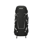Trekking Backpacking Rucksack - Vango Denali Pro 70-80 Litre Backpack (Black)
