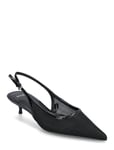 Mango Heeled Mesh Skor Badskor Svart