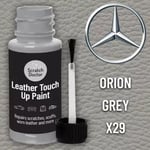 MERCEDES ORION GREY X29 Leather Touch up Car Seat Repair Paint