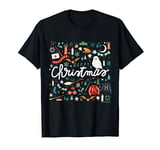 Harry Potter Happy Christmas Collage T-Shirt