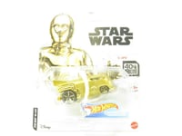 Hot Wheels Star Wars C-3PO Character Cars GMJ02 Long Card 1 64 Scale Sealed New