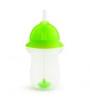 Munchkin Tip & Sip Straw Cup with Click Lock Straw Green 12m+ 296ml