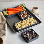 Sheet Pan Dividers for Easy Cooking & Meal Prep - Oven, Microwave,8341
