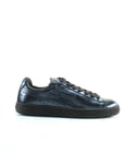Puma Basket Creepers Black Leather Womens Lace Up Trainers 362057 02 - Size UK 4