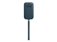 Apple Sleeve with MagSafe - Skyddshölje för mobiltelefon - läder - baltisk blå - för iPhone 12 mini